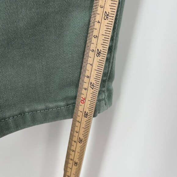 Vinyard Vines Jamie High-Rise Garment-Dyed Jeans Size 35 Green Stretch Coastal - Picture 12 of 14